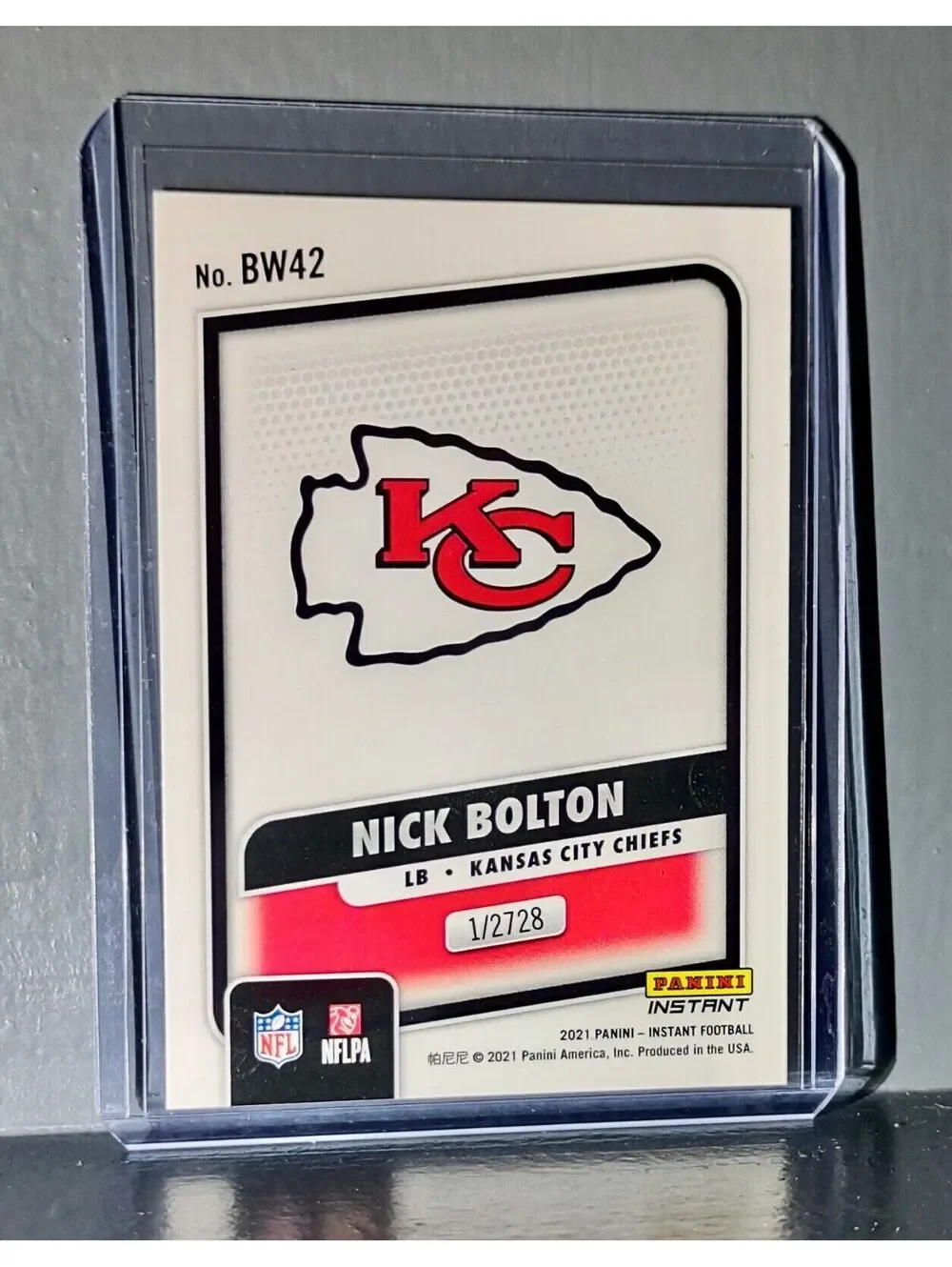 Nick Bolton 2021 Panini NFL Black and White Rookies #42 Card 1/2728